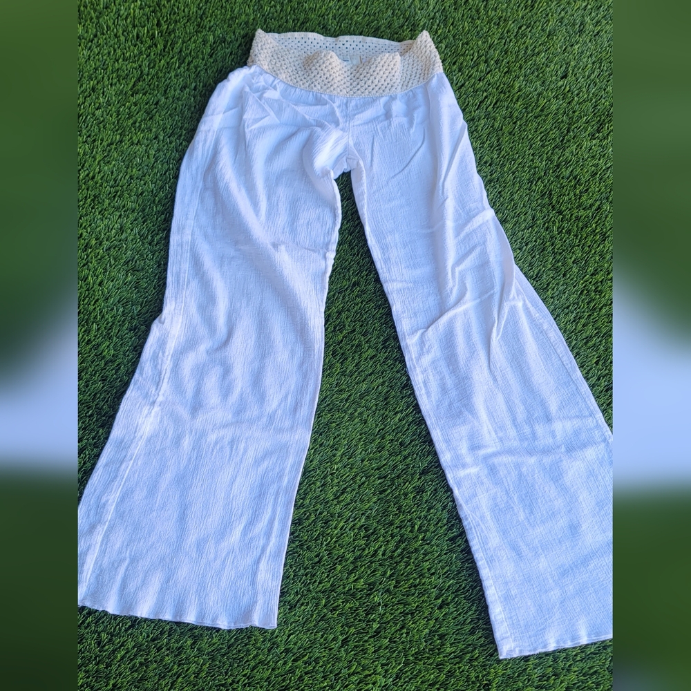 DUO Deal- Angel Kiss Size S Pants Duo - White & Cream - Picture 6 of 12